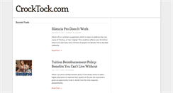 Desktop Screenshot of crocktock.com